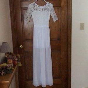 White dress